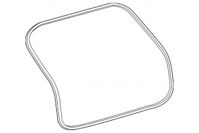 Lexus RX350 RX450h 16-22 trunk door rubber seal