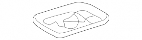 Trunk Lock Trim Lexus RX300 RX330 RX350 RX400h 04-09
