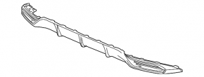 Rear bumper lip Honda Civic XI FE/FL 22-24 Sport