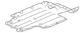 Underbody protection left Acura MDX 14-20 tear