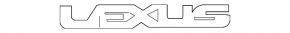 Emblem inscription LEXUS trunk lid Lexus LS460 LS600h 07-12