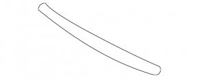 Chrome hood trim for Toyota Solara 2.4 04-08