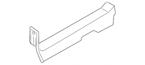 Front right door sill plate for Nissan Rogue 2015