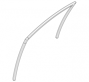 Front left window seal for Infiniti QX50 19-25