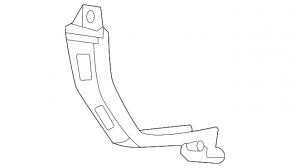 Rear bumper bracket left Chevrolet Equinox EV 24-26