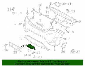 Muffler tip Hyundai Veloster 12-13