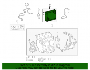 08-18 Toyota Sequoia Evaporator