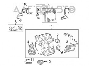 08-18 Toyota Sequoia Evaporator