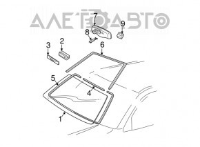 Rain sensor for Lexus RX300 RX330 RX350 RX400h 04-06