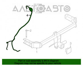 Towbar socket Porsche Macan 15-