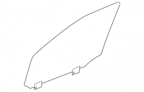 Front left door glass for Mercedes X164 GL W164 ML