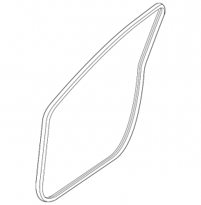 Door seal front left Mazda 3 14-18 BM