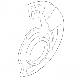 Brake Disc Cover Front Right Mazda6 03-08