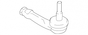 Steering tip left Ford Ecosport 18-22 type 2