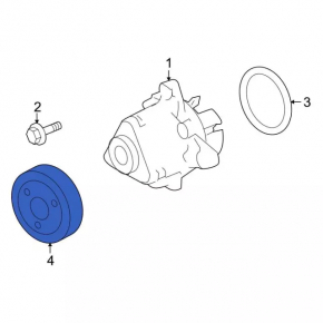 Ford Ecosport 18-22 Cooling Pump Pulley