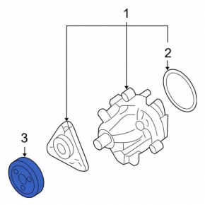 Ford Ecosport 18-22 Cooling Pump Pulley