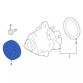 Ford Ecosport 18-22 Cooling Pump Pulley