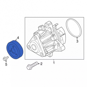 Ford Ecosport 18-22 Cooling Pump Pulley