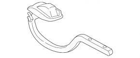 Trunk lid hinge left BMW 3 F30 12-18