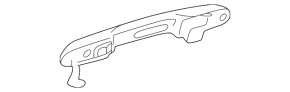 Lexus NX 22-25 black outer rear right door handle 223