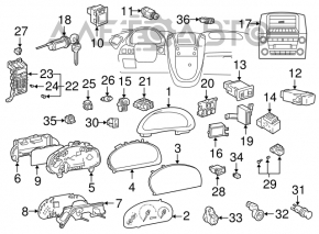 Lexus RX300 Navigation Computer 98-03