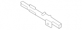 Rear bumper lower center bracket for Hyundai Elantra 21-26
