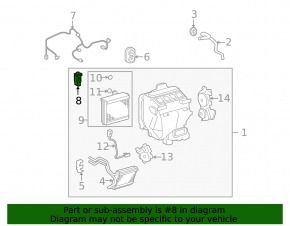Lexus RX400h 06-08 Air Conditioning Valve