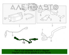 Lambda probe front second Toyota Highlander 08-10 3.5