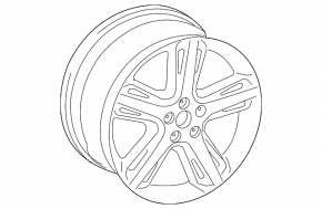 Wheel disk R18 Audi A3 8V 15-16 prerest 5 spokes