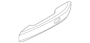 Door handle outer rear left Audi A5 F5 17- keyless chrome