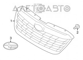 Subaru B10 Tribeca grille