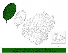 Flywheel Ford Escape MK4 20-23 hybrid, plug-in