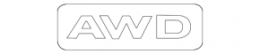 AWD emblem on the tailgate of the Ford Edge 2021-2024