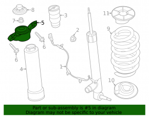 Shock absorber support rear right Ford Explorer 20-