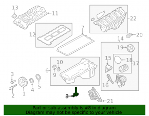 Oil level sensor BMW 3 F30 12-18 328d