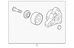 Drive Belt Tensioner Pulley Honda CRV 12-14