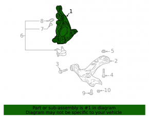 Front right axle shaft Toyota C-HR 18-23