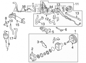 Power steering pump Infiniti FX35 03-08