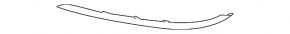 Front bumper molding left BMW 7 G11 G12 16-19 chrome