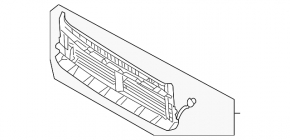 Radiator Deflector Blinds VW Jetta 15-18 USA with Motor