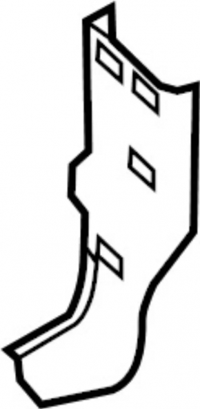 Left front bumper reinforcement bracket for Infiniti Q60 17-20