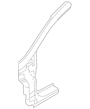 Front roof pillar left Hyundai Sonata 15-19
