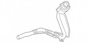 Lexus CT200h 11-13 Fuel Filler Neck