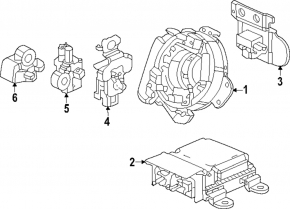 Airbag sensor door left Honda CRV 23-