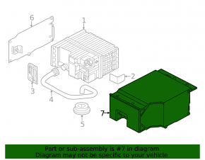 Battery housing VVB Audi Q5 80A 21-24 MHEV