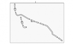 Windshield washer hose Subaru Forester 14-18 SJ