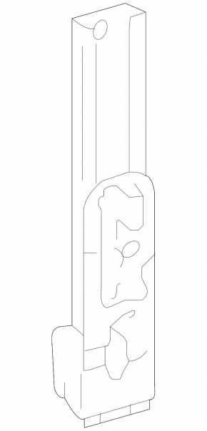 Front right seat belt height adjuster for Audi A3 8V 15-20 4d, 5d, cut