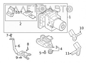 ABS ABS Audi A4 B9 20-20 without radar