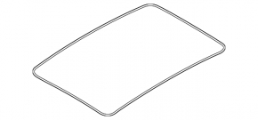 Left panoramic frame for Porsche Macan 15-24