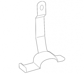 Right-hand center underbody protection bracket for Mercedes GLC 16-22